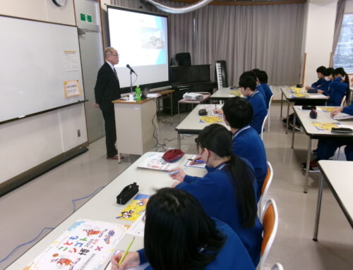 長岡市立山本中学校で講演を行いました